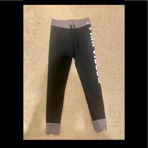 VS Pink Black and Grey Leggings